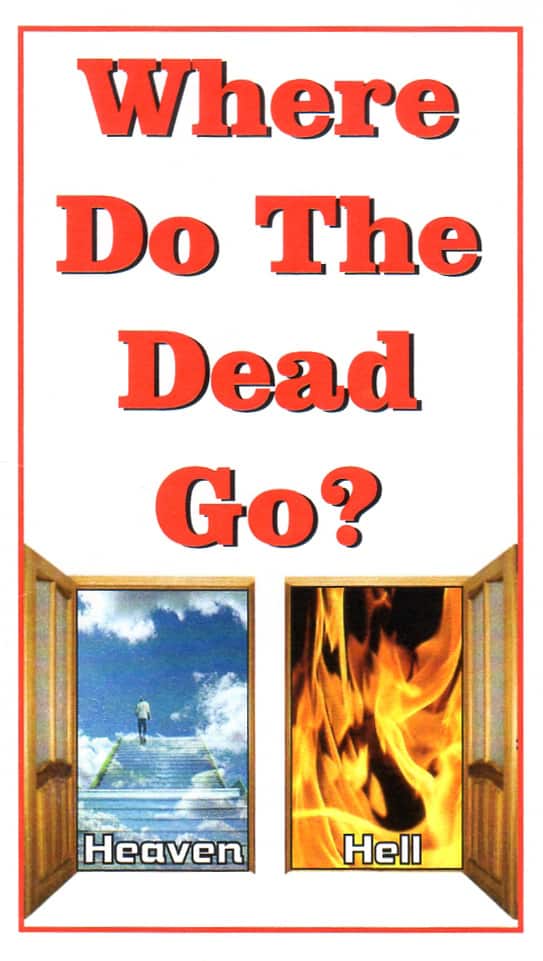 Booklet - Where Do The Dead Go? - Cover